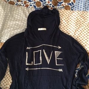 Blue Slip on Hoodie